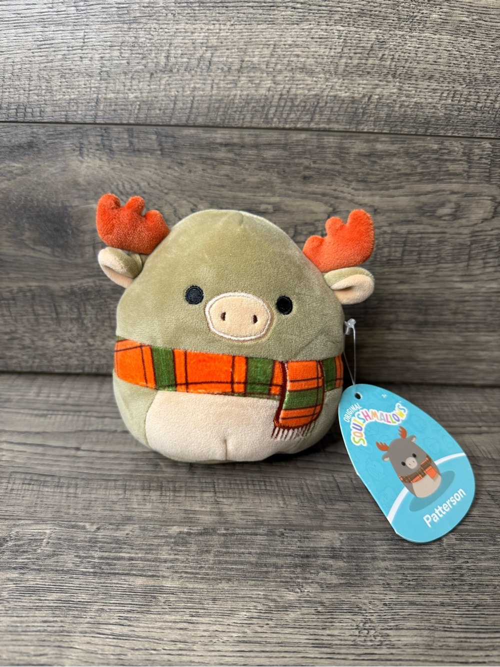 Squishmallows Patterson the Moose NWT